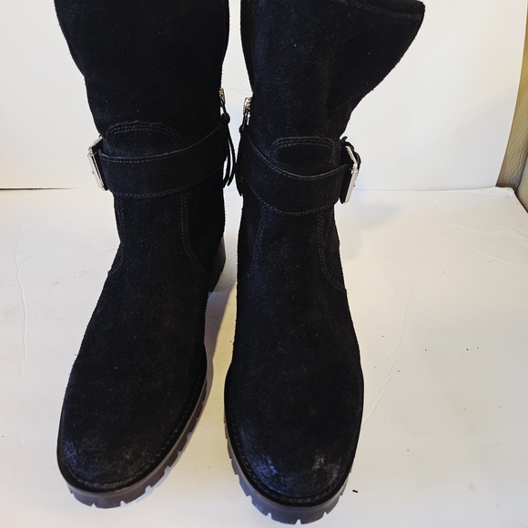 Sam Edelman Black Suede Winter Boots - Picture 2 of 12